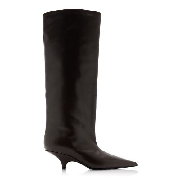 Toteme Shoes - Toteme Brown Leather Knee Boots Size 7